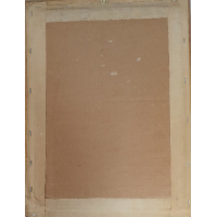 Indonesische bamboelijst met ingelegd Wayangfiguur